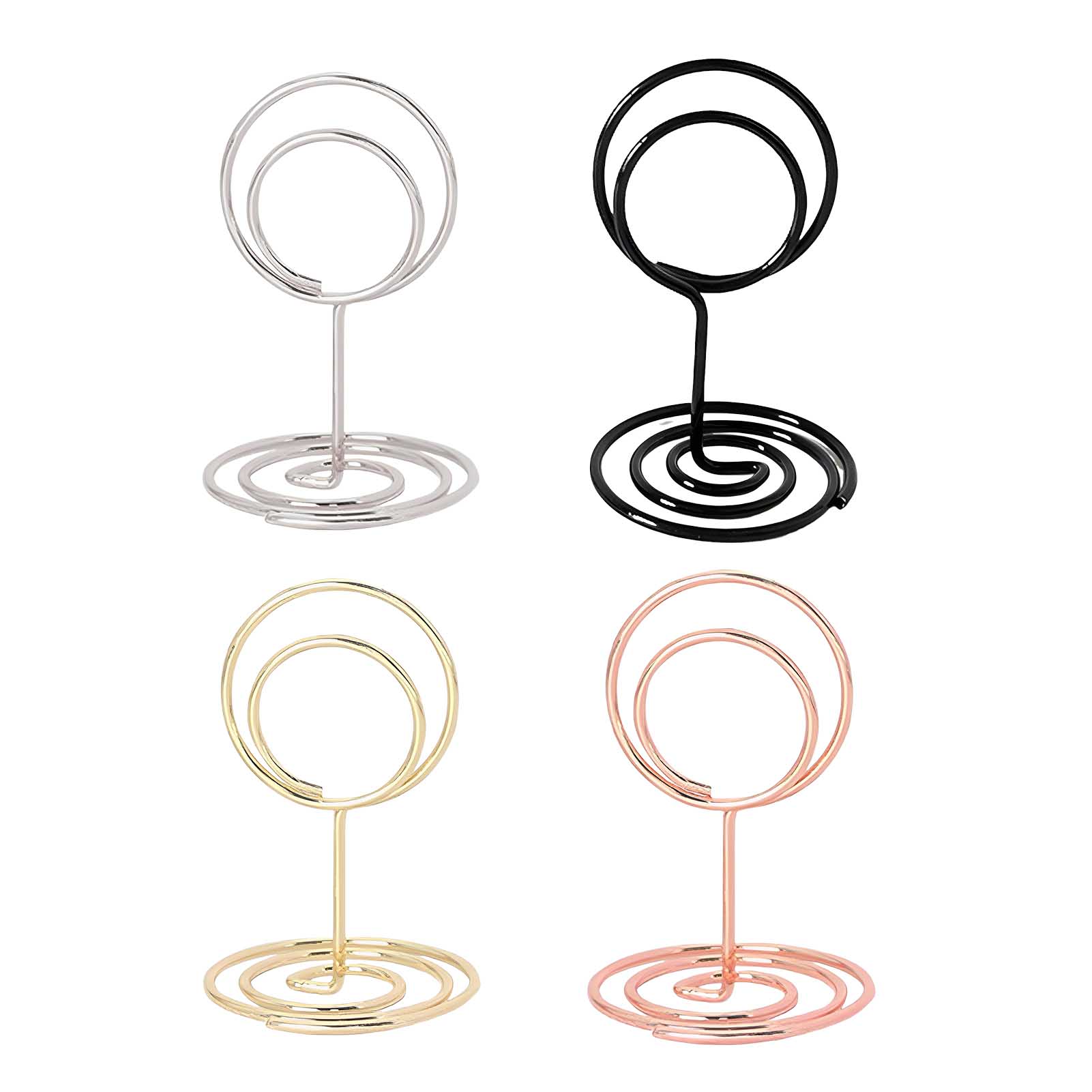 Table Number Gold - Portatarjetas con ranura para comedor, 5