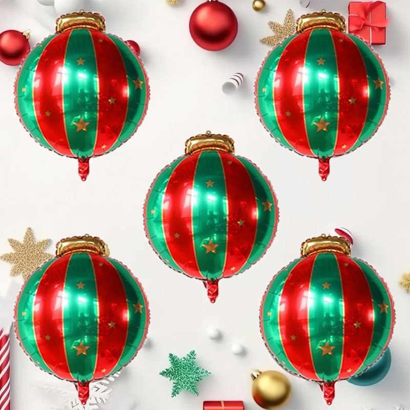 Wedding Decor Supply Store - 5 uds Bola de Navidad roja