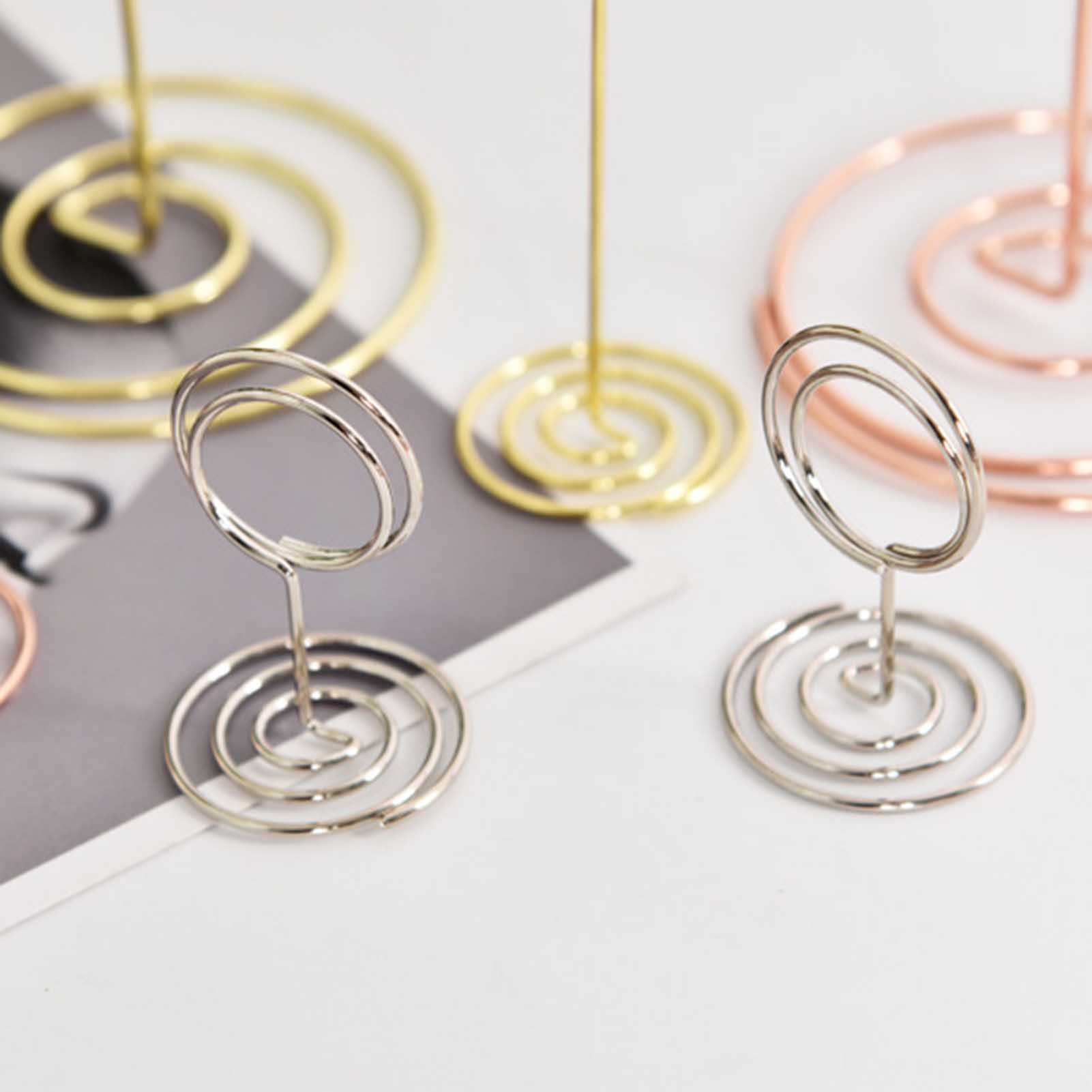 Portatarjetas con ranura para  - Table Number Gold reseña y precio