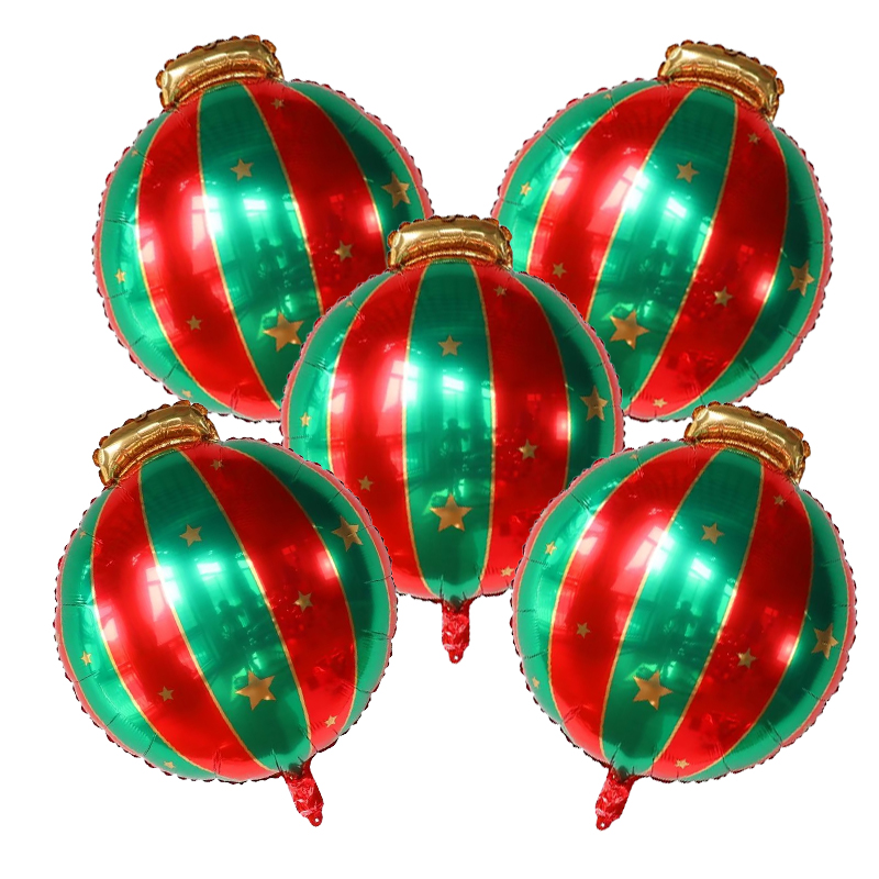 5 uds Bola de Navidad roja y v - Wedding Decor Supply Store reseña y precio