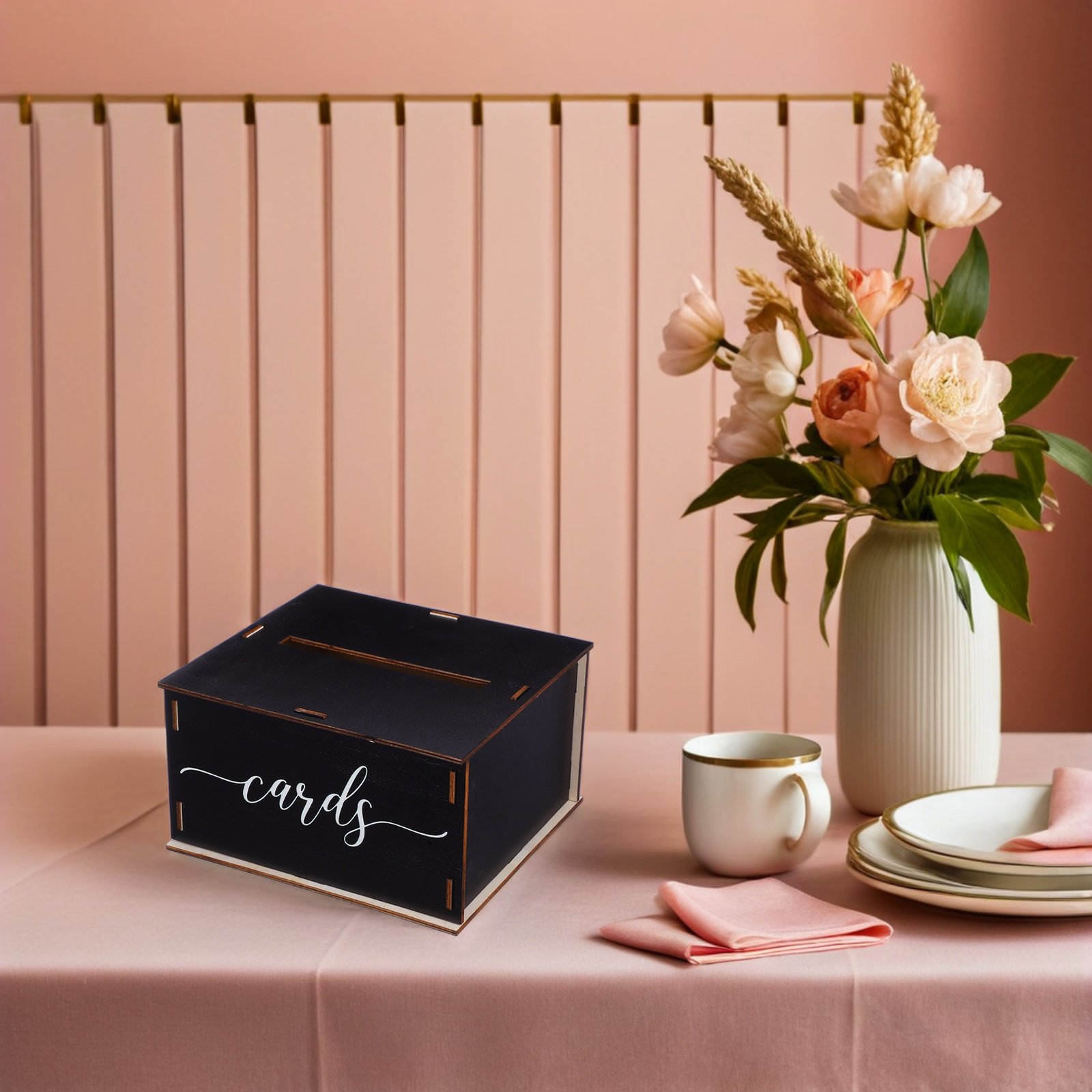 Caja de Madera para Tarjetas d - Wedding Card Box reseña y precio