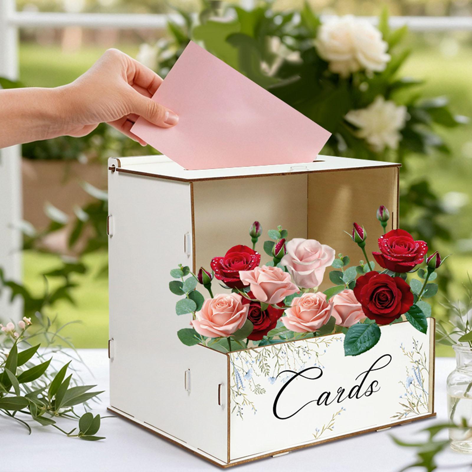 Caja de Tarjetas de Boda Rústi - Wedding Card Box reseña y precio